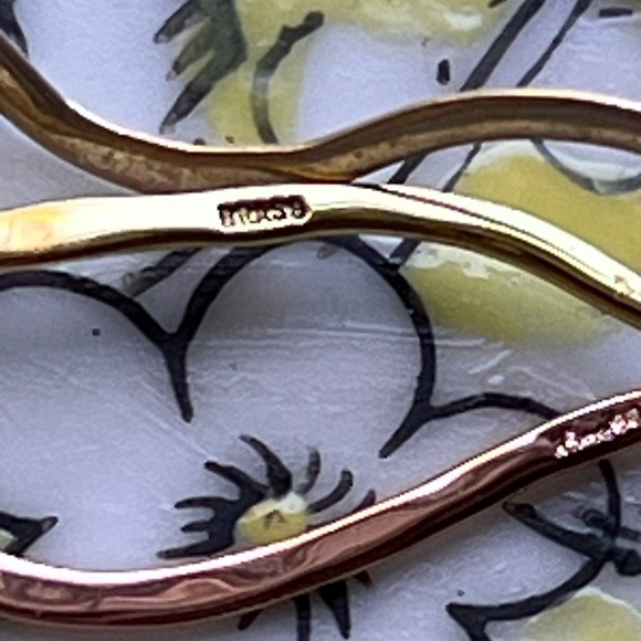 Robert Lee Morris Modernist Tendril Earrings - Picture 9 of 10